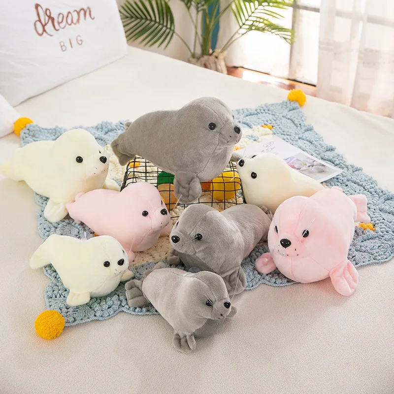 

23/30/40cm Cute PP Cotton Animal Seals Children's Gifts Seal Plush Toys Stuffed Doll Sea Lion Sea World Plush Sofa Pillow