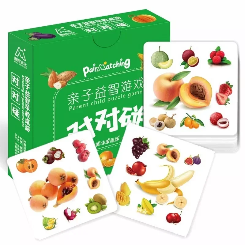 

18pcs/set Children's Thinking Training Memory Card Early Education Parent-child Interactive Game for Touching Educational To