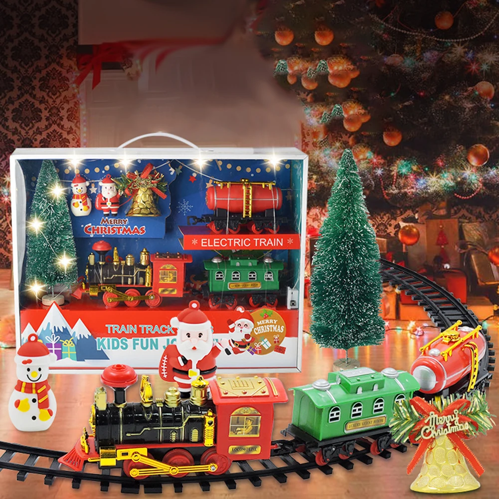 

Xmas Decor Christmas Electric Train 2 AA Batteries 38.5X8.2X29cm Christmas Ornament Decoration Home Decoration