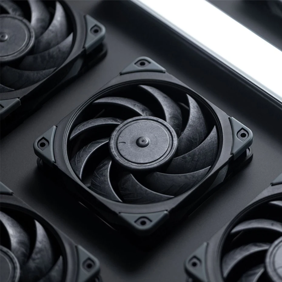Фото Noctua NF-A12x25 PWM Chromax.Black.Swap 120 мм CPU кулер вентилятор интеллектуальный контроль температуры чехол для компьютера вентилятор водяного охлаждения №3
