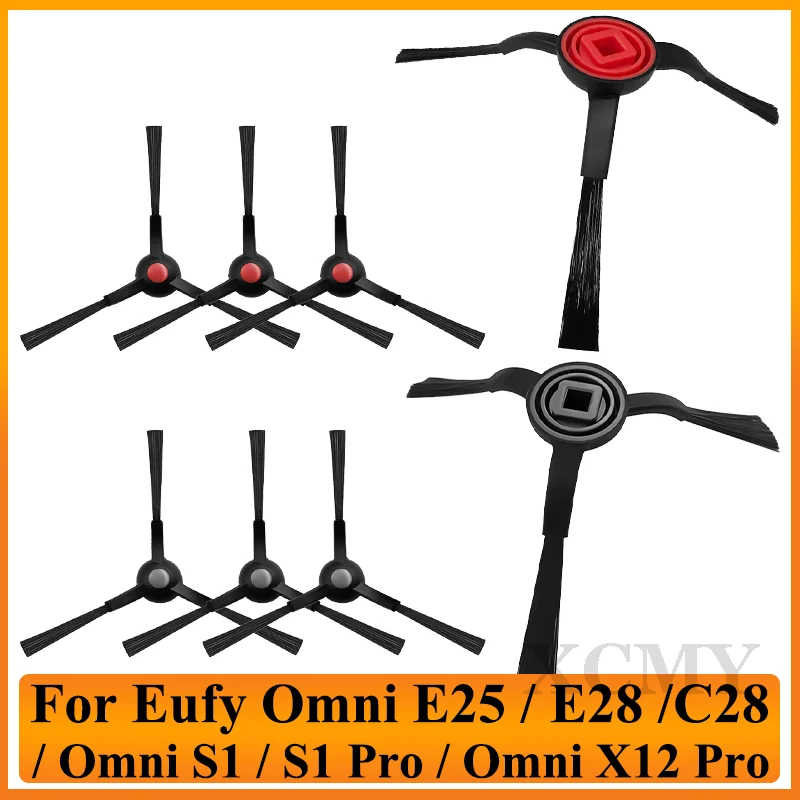 Фото Боковые щетки для пылесосов Eufy Omni E25 / E28 / C28 / Omni S1 / S1 Pro / Omni X12 Pro, запасные аксессуары, детали боковых щеток №1