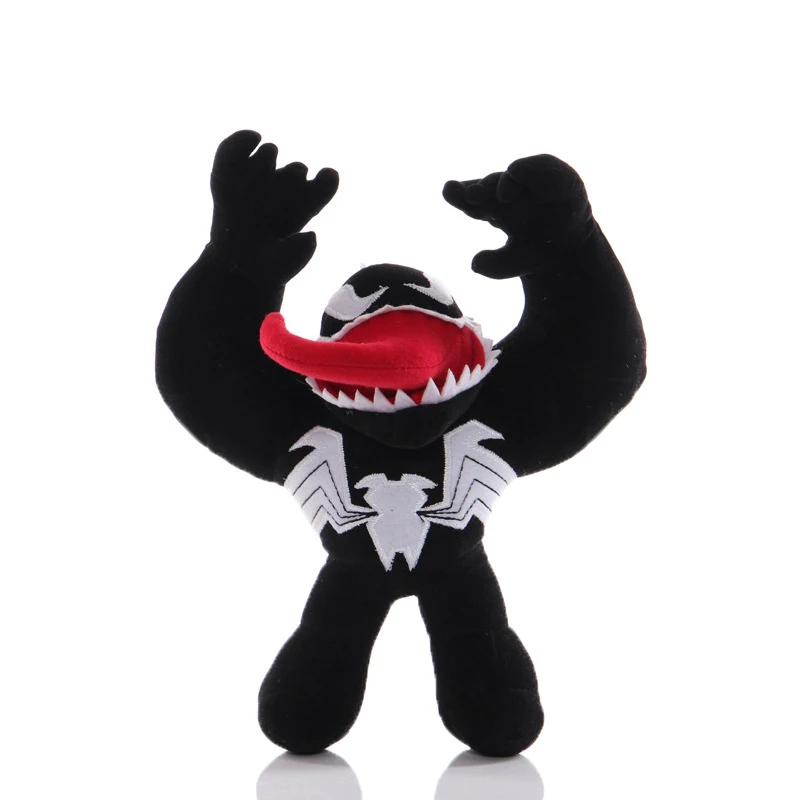

23cm Disney Marvel Venom Plush Toy Anime Figure Cartoon Movie Doll Puppet Grand Winning Cosmic Cloth Doll Spider Man Gift Toys