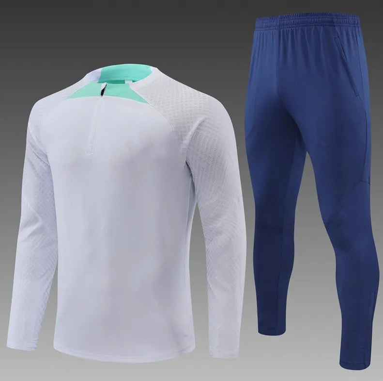 

2022 new Kids Men's Soccer Maillot Sports Wears Sweater Training Tracksuit sets Survetement jogging kits