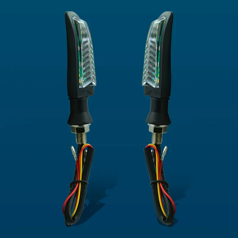 Двухцветная светодиодная мотоциклетная лампа поворота для пересечения воды