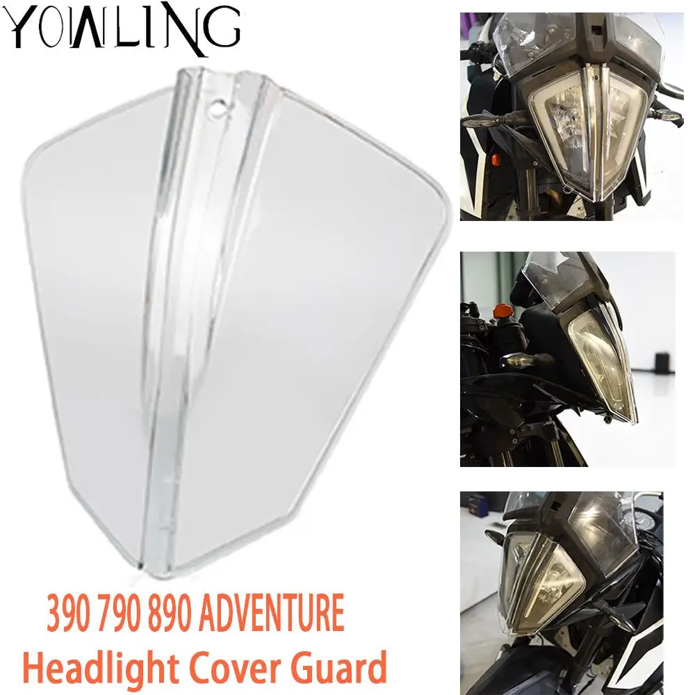 

FOR 390 ADVENTURE 2020-2021 790 ADVENTURE S R 2019-2021 Headlight Protector Grille Guard Lense Cover 890 ADVENTURE R 2020-2021
