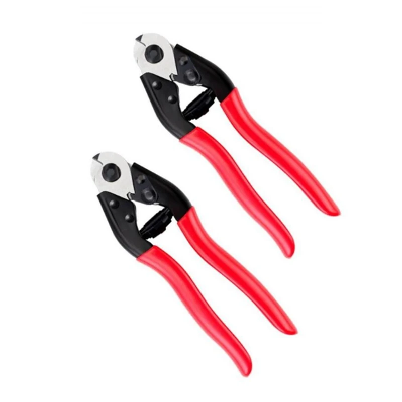 

2Pcs Bike Cable Housing Cutter Pliers Professional Wire Nipper Breaker Tool Line Clamp Bike Cable Cutter Repair