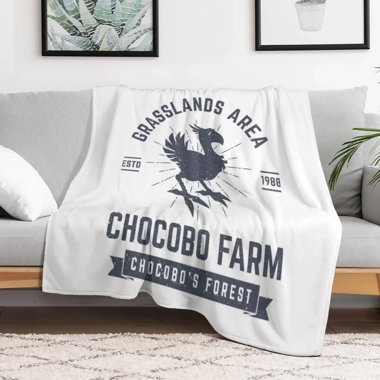 Толстовка Chocobos толстовка Chocobo художественное одеяло с изображением фермы
