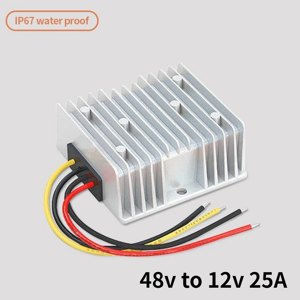 

Преобразователь постоянного тока 48 В в 12 В постоянного тока преобразователь 8 А в 25 А 96 Вт до 300 Вт понижающий преобразователь для автомобиля/...