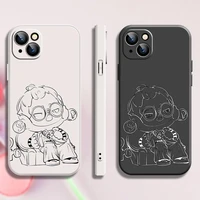 cartoon hand drawn phone case for case iphone 12 pro max xr 13 12 se 2020 6 6s 11 8 plus x xs 7 7p max pro mini 0fke funda