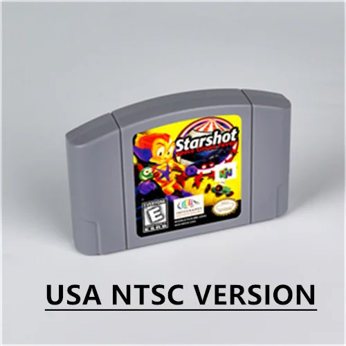 

Starshot - Space Circus Fever for Retro 64 Bit Game Cartridge USA Version NTSC FormatChidren Gift Gaming