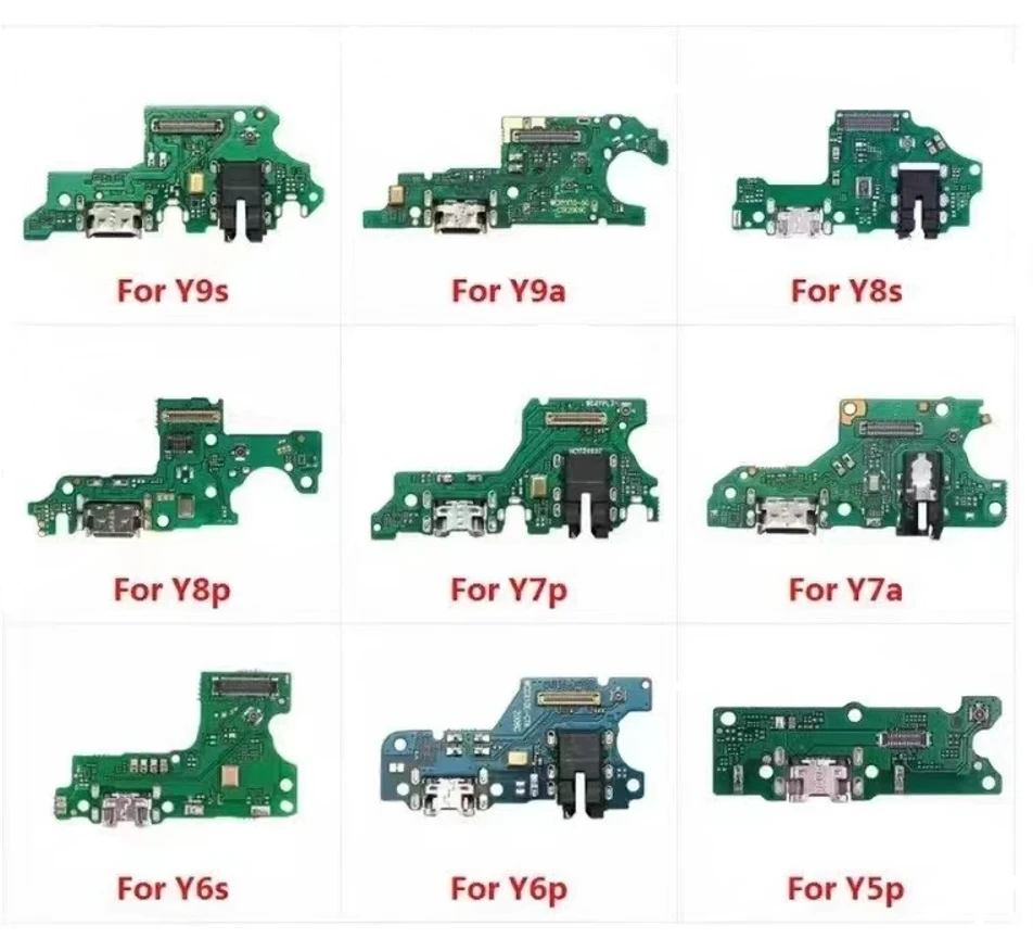 

10Pcs USB Charging Charge Connector Plug Dock Port Flex Cable For Huawei Y5 Y6 Y7 Y9 Prime 2017 2018 2019 Y6s Y7P Y8P Y9s 2020
