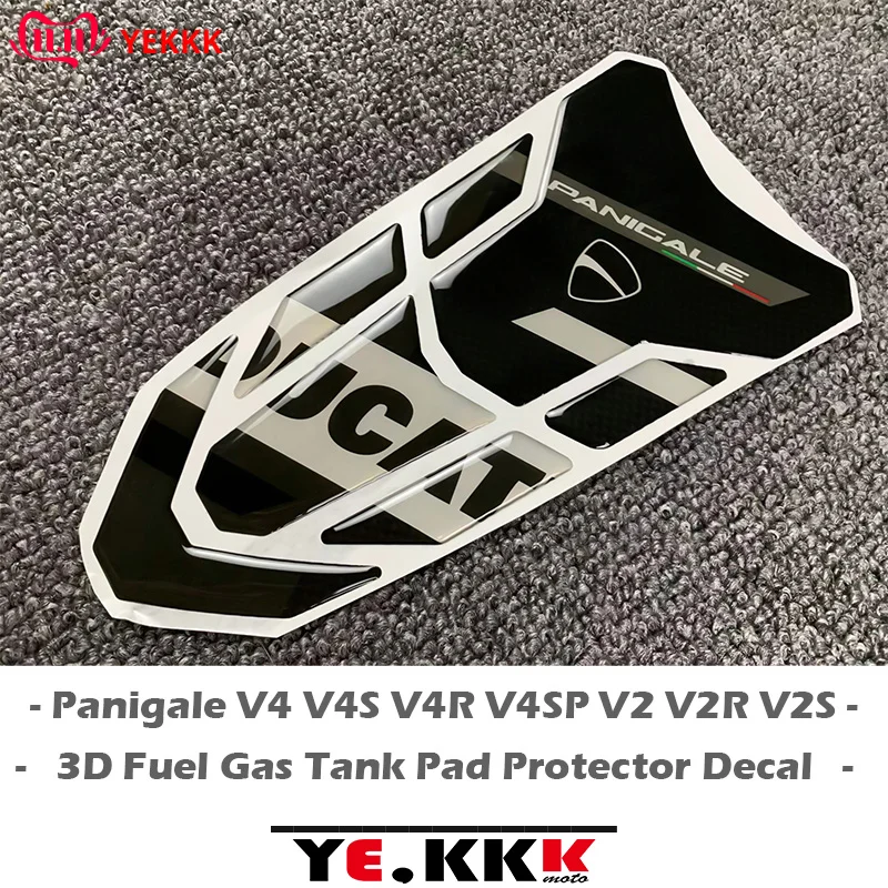 

For Ducati Panigale V4 V4S V4R V4SP V2 V2R V2S New 3D Fuel Gas Tank Pad Protector Decal Stickers LOGO