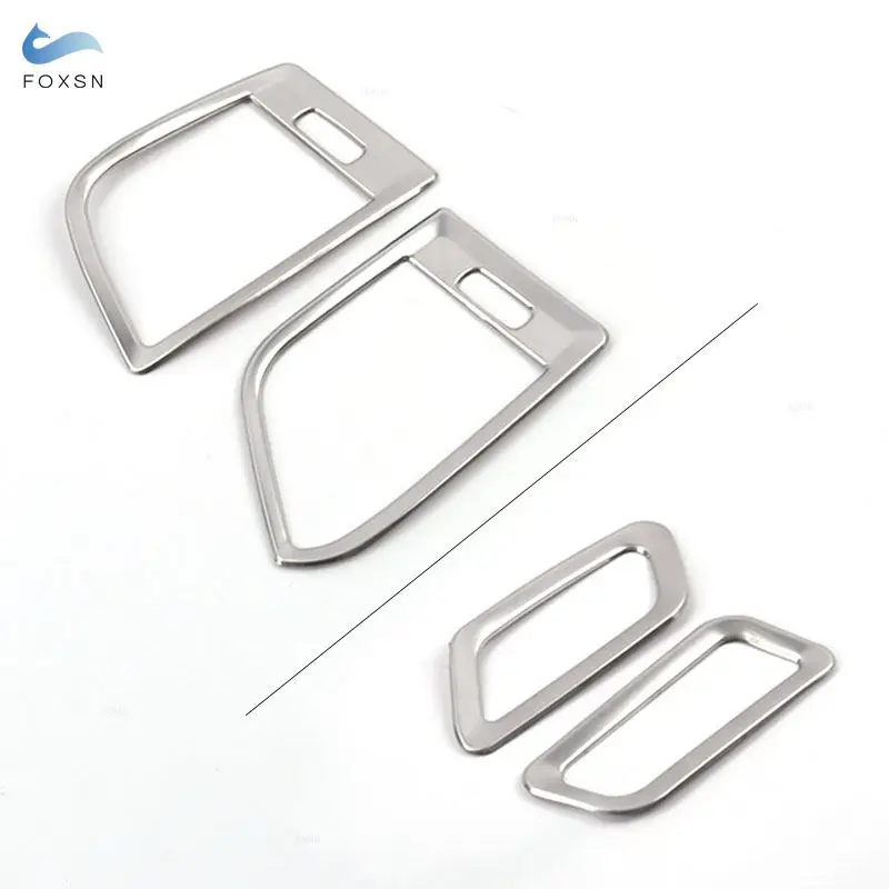 Нержавеющая сталь Стайлинг автомобиля приборная панель боковая крышка