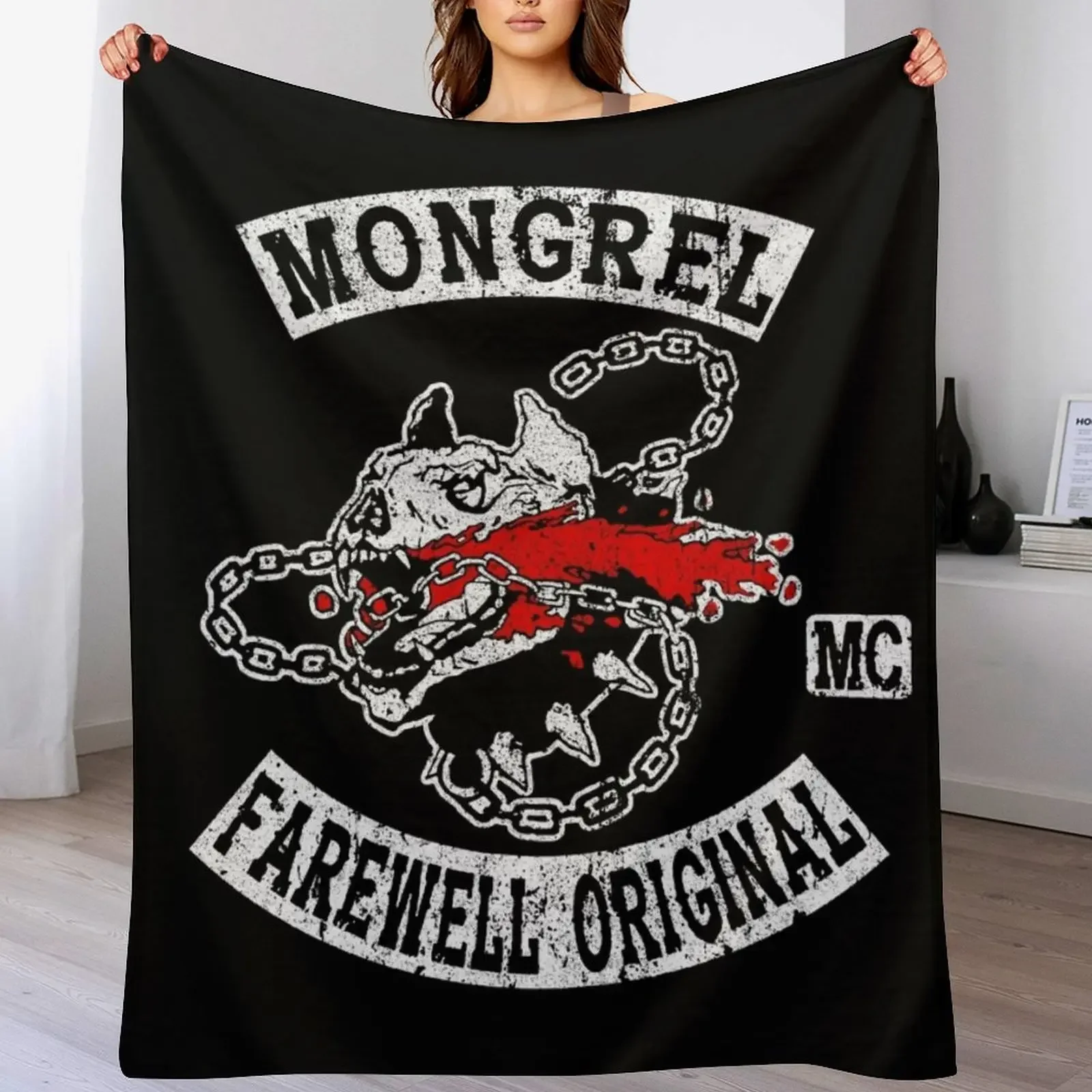 Одеяло Mongrel Motorcycle Club декоративные тонкие фланелевые одеяла