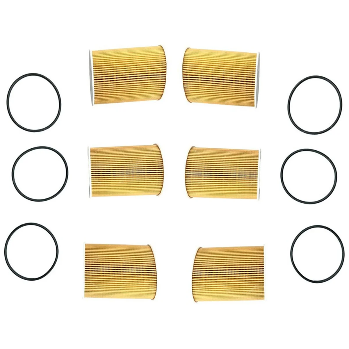 Комплект масляного фильтра двигателя 6 шт. 94810722200 Для Porsche 911 Cayenne Panamera V6 V8