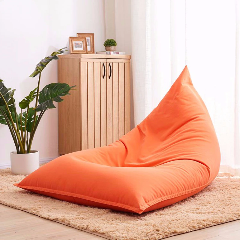 

Outdoor splash-proof sunscreen beach triangle tip boat removable and washable living room indoor tatami sofa bean bag chair