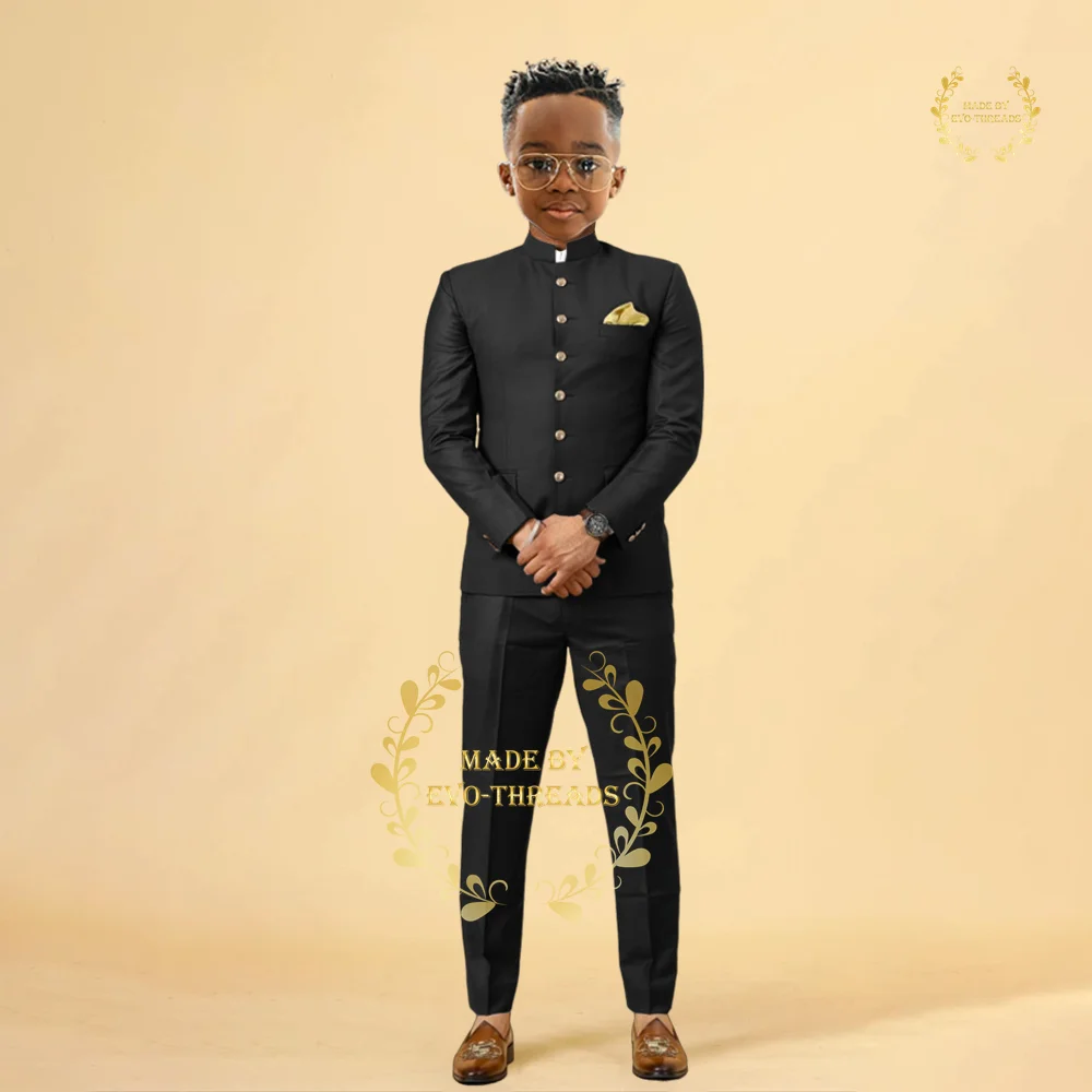 Детский костюм из 2 предметов в африканском стиле для мальчиков классический