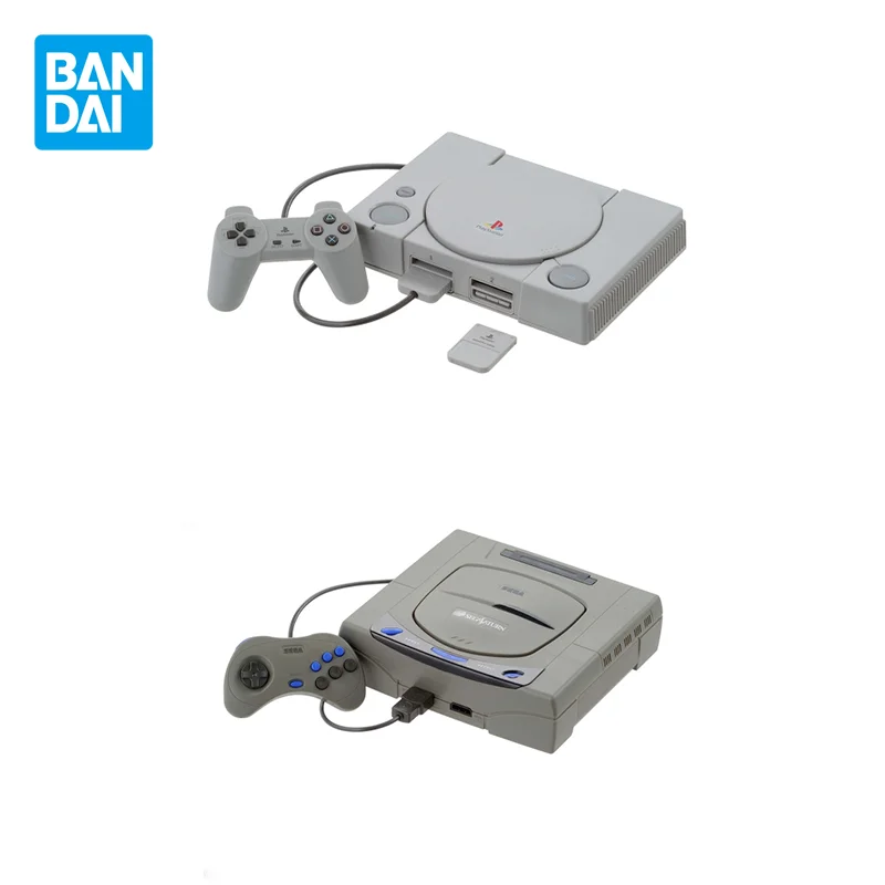 

Bandai Original PLAYSTAION Model Kit Anime Figure SEGA PS1 PLAYSTAION Action Figures Collectible Ornaments Toys Gifts for Kids