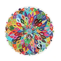1000 pieces jigsaw puzzle blooming color 1000 pieces color challenge blue board round jigsaw puzzles for kids adults
