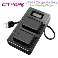 np fw50 np fw50 battery charger for sony slt a55v alpha a6300 a6500 nex 3 nex 5r a7 a7ii a7r a7rii a7sii free shipping charger