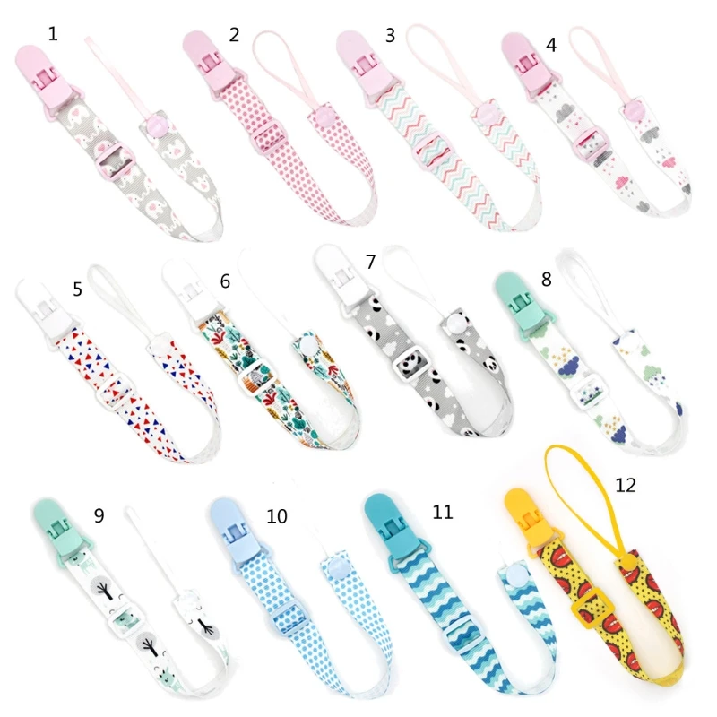 

Dummy Nipple Leash Strap Soother Teething Toy Clip Baby Teether Pacifier Chain GXMB