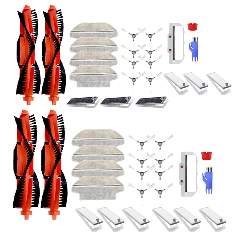 

23 Pcs For Mijia STYJ02YM Robotic Replacement Accessories Kit Main Brush Filter Rubber Side Brush Cloth
