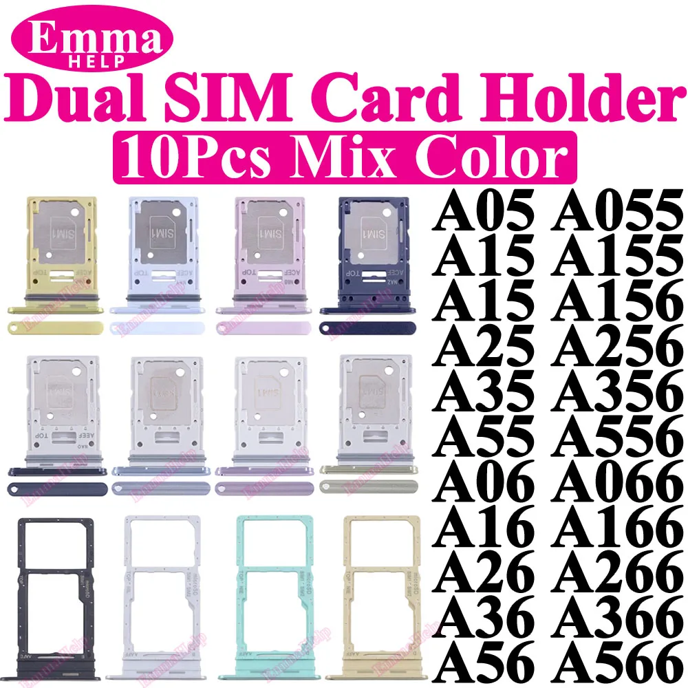 Фото Для Samsung A06 A16 A26 A36 A56 A05 A05s A15 A25 A35 A55 Лоток для SIM-чипа Слот Держатель SIM-карты Карман A066 A165 A166 A266 A366 A566 №2