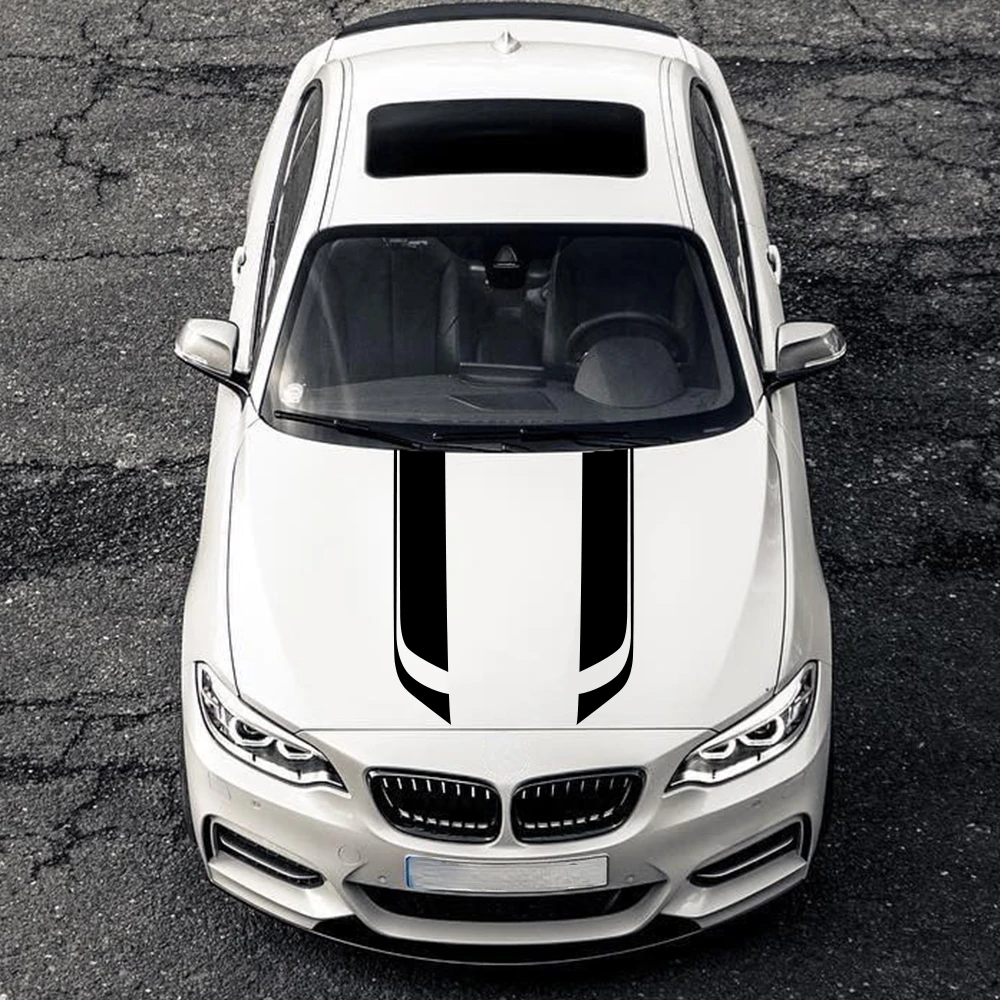 

2 шт., виниловые наклейки на капот автомобиля