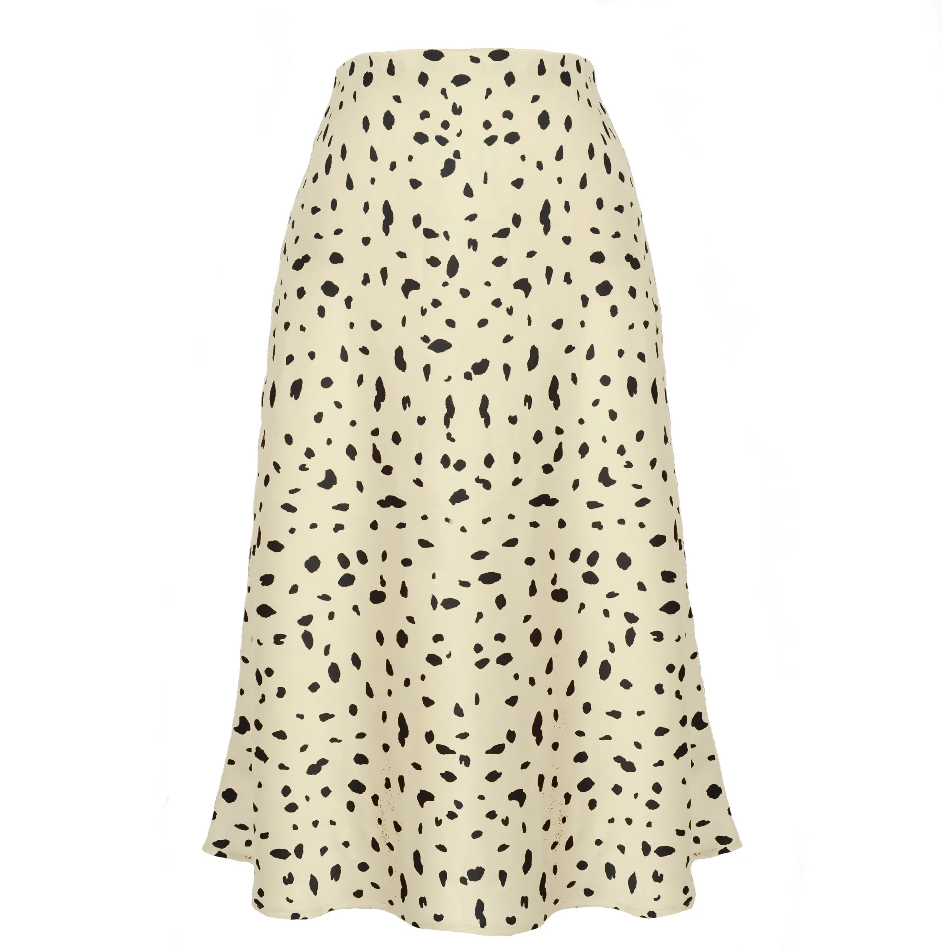 Женская трапециевидная юбка с оборками и завышенной талией 2022 женские