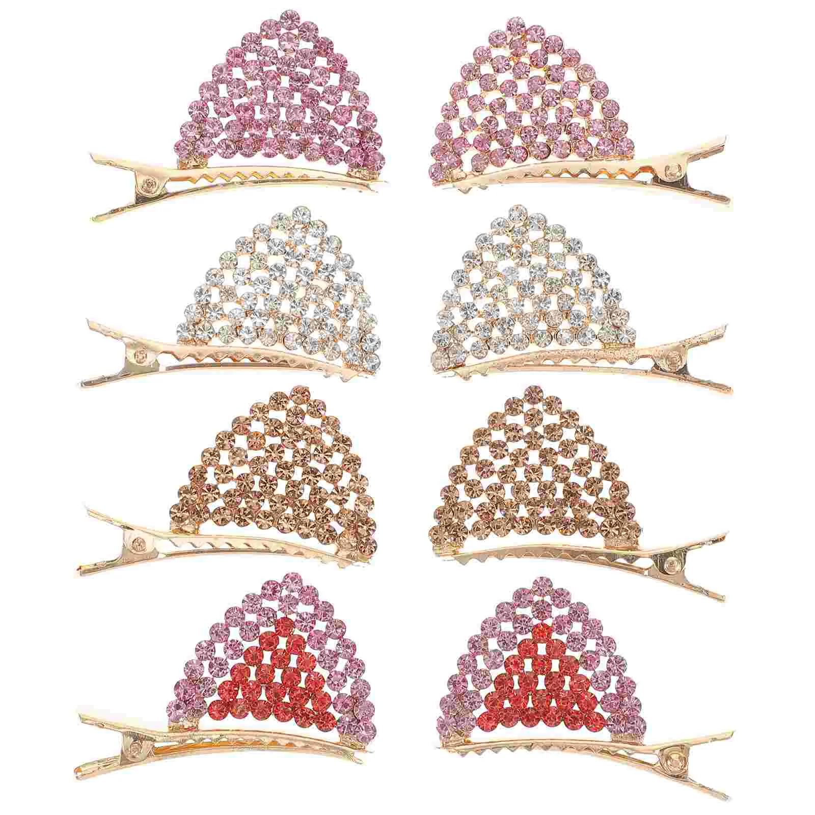 

Hair Cat Clips Ears Rhinestone Crystal Hairpins Ear Girls Clip Sparkly Cosplay Barrette Kawaii Glitter Foron Anime Headbands