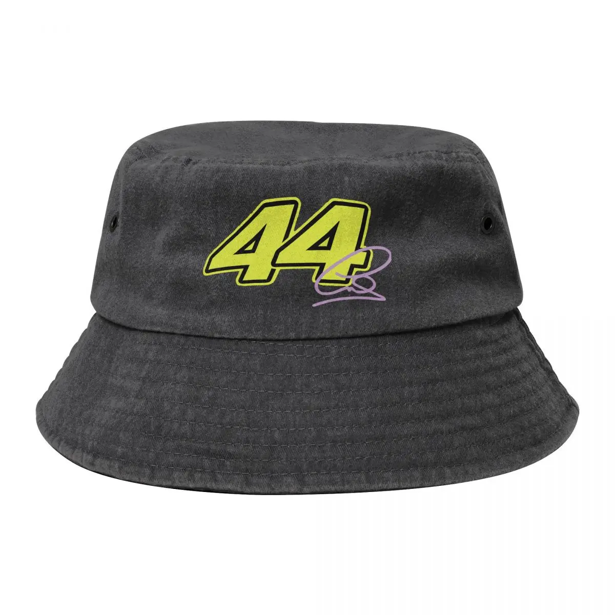 Льюис Гамильтон Подпись 44 2023 ковбойская джинсовая кепка Рыбацкая шляпа