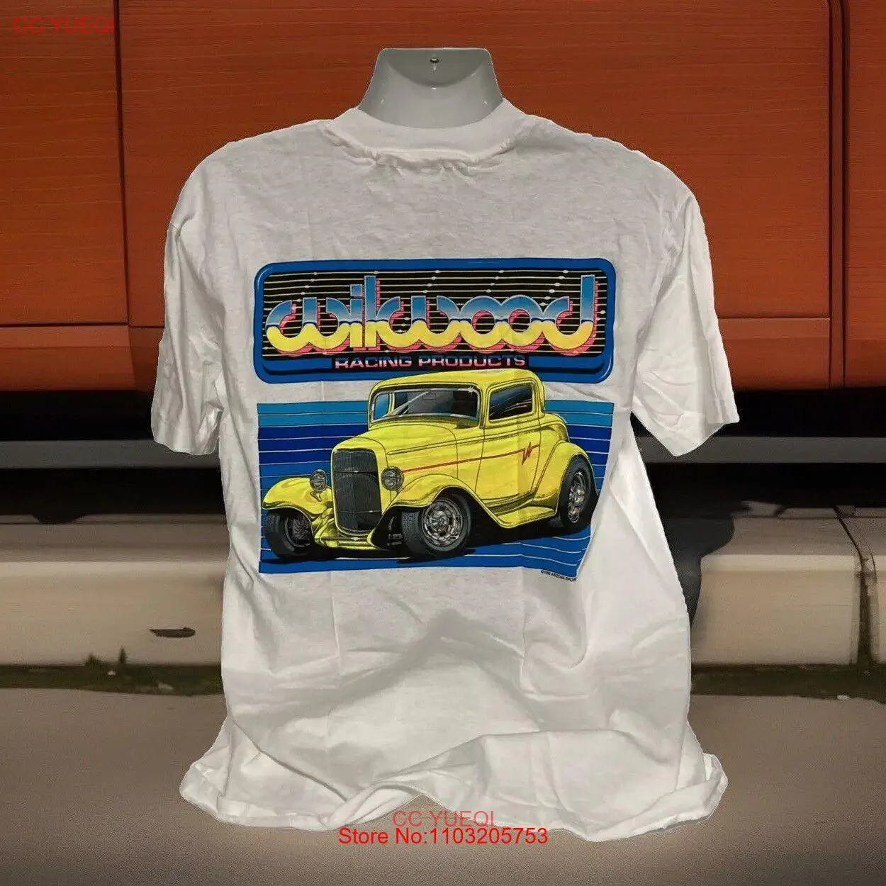 Винтажная 1990 Wilwood Racing XL футболка уличный стержень Классический гоночный