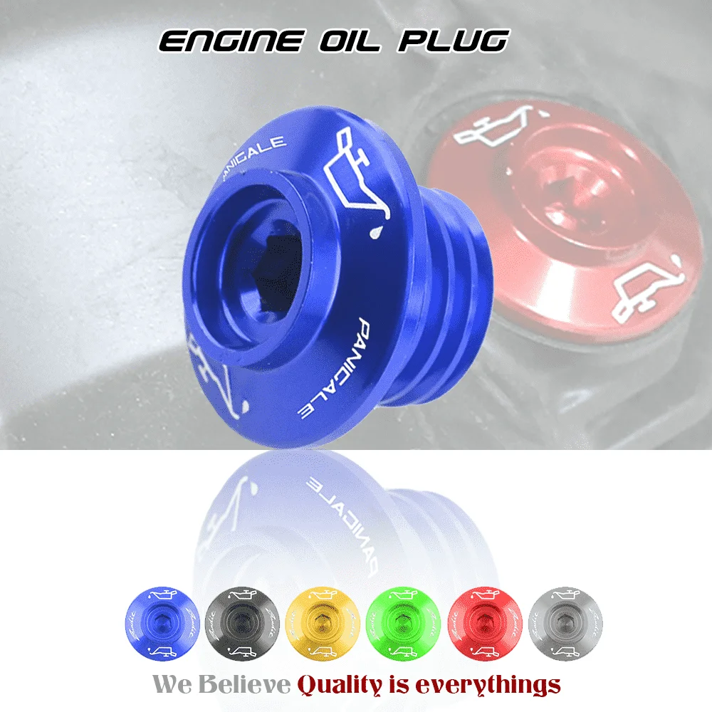 

Motorcycle CNC Engine Plug Cover Caps Screws Filter Oil Bolt for Ducati Panigale V4 V4S Speciale 1199 1299 899 959