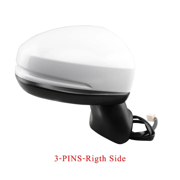 

ZUK 3-контактное наружное боковое зеркало заднего вида в сборе для Honda Fit Jazz GK5 2015 2016 2017 2018 2019 2020 без указателя поворота