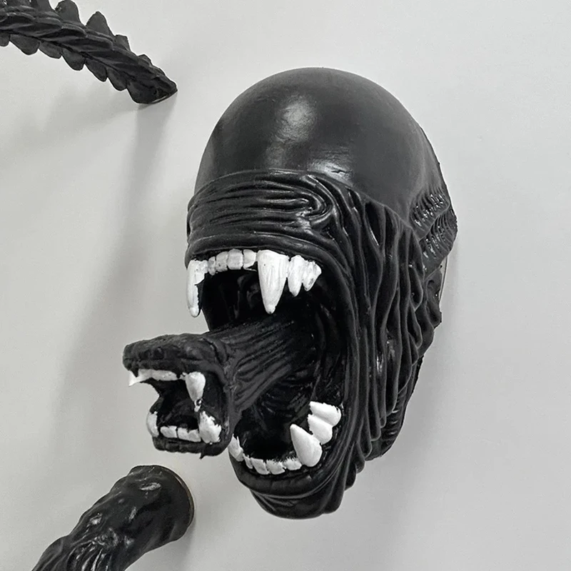 Giant Xenomorphhead Xenomoprh Wall Art Xenomorph Mask Facehugger Towel Rack Hooks