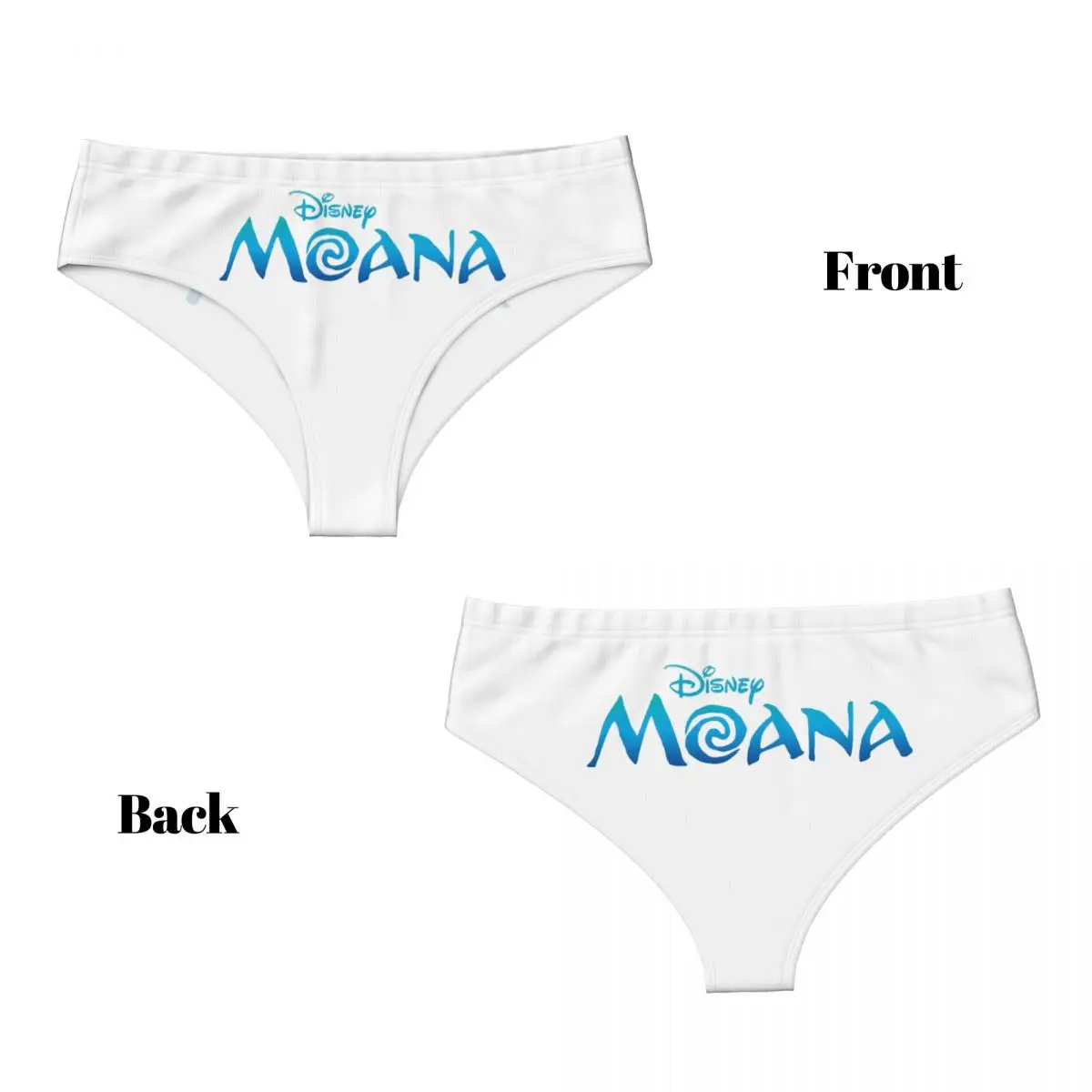 Трусы с логотипом Моаны на заказ нижнее белье женские удобные эластичные трусики