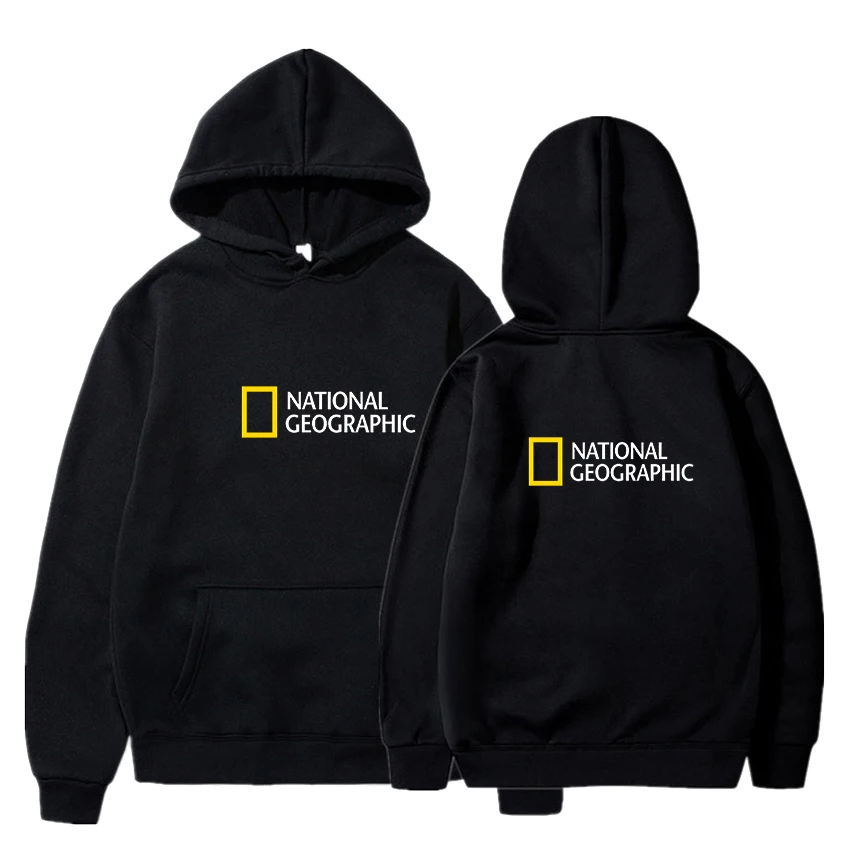 

National Geographic High Quality Fall/Winter Men's Hoodie Hoodie Men's Fashion Pullover Harajuku Street Hoodie Sports Top