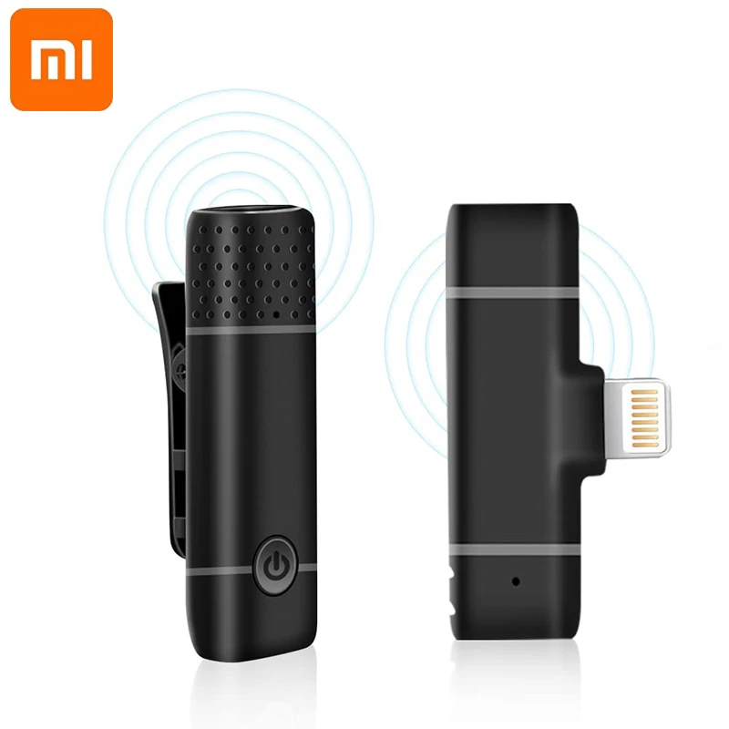 

Xiaomi Wireless Lavalier Lapel Microphone No App & Bluetooth Needed Intelligent Noise Reduction Wireless Lavalier Microphone
