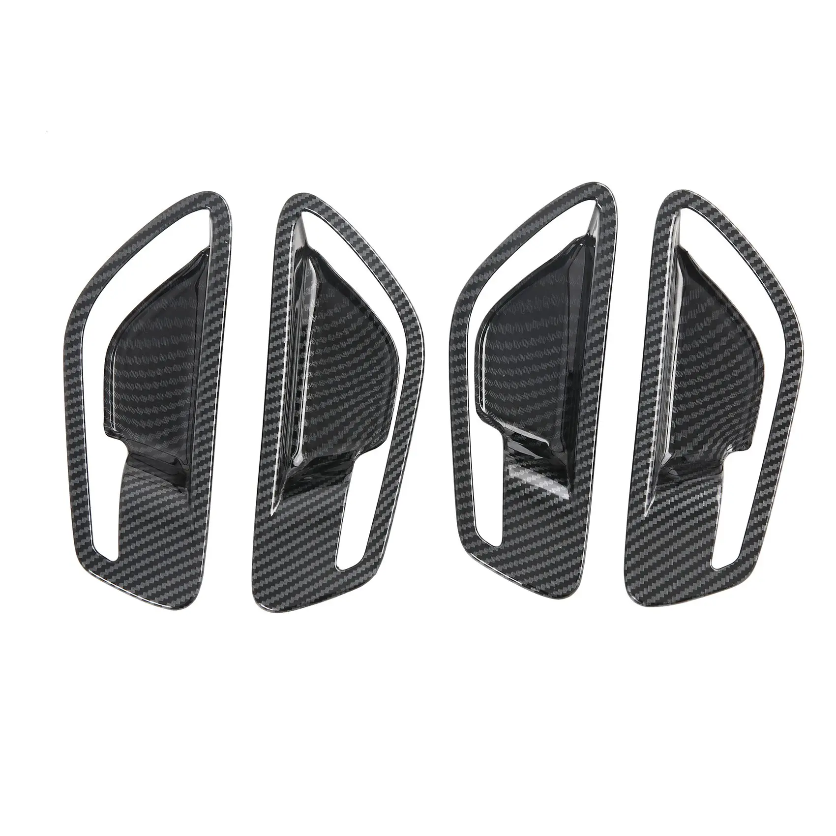 

Автомобильные наклейки из углеродного волокна ABS для внутренней дверной ручки чаши декоративная крышка отделка наклейки для Hyundai Tucson L Nx4 2021 2022