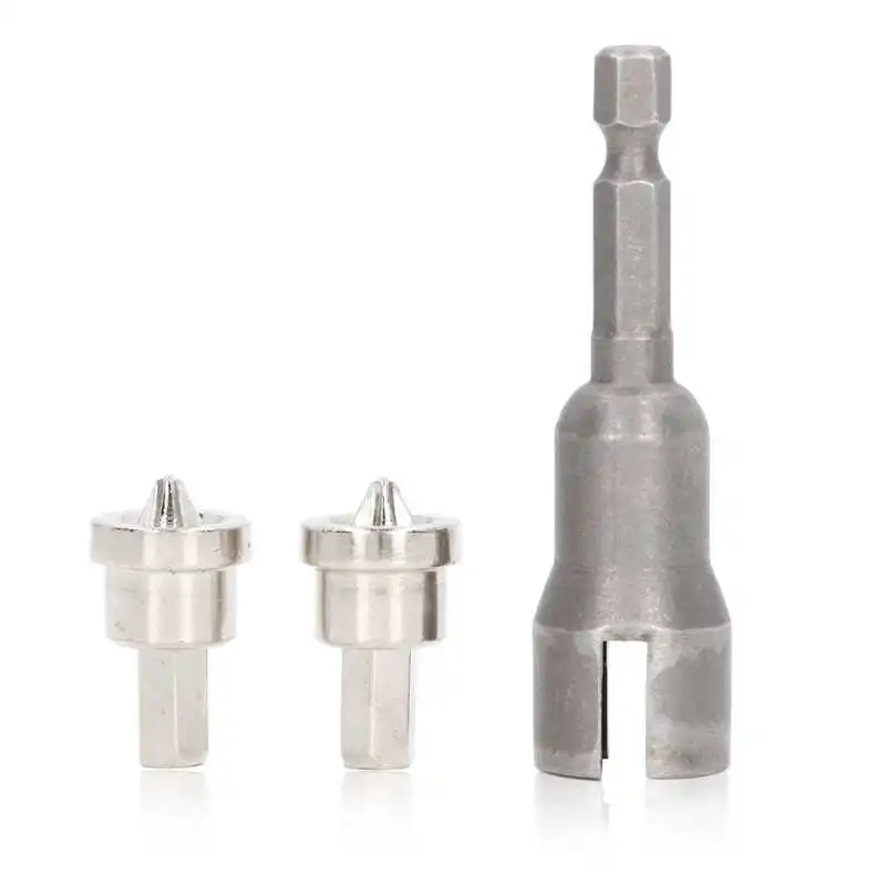 

Винтовое крепление, набор установочных бит с открытым гнездом, легированная сталь + сталь S2 для строительства