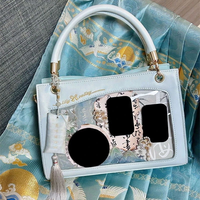 Сумка через плечо с булавкой школьная сумка женская Itabag Harajuku в японском стиле