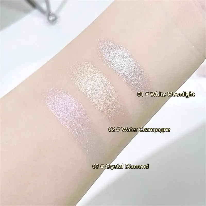 Высокая сияющая пудра осветляющая лицо мелкая вспышка различные цвета 6 г макияж