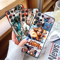 marvel the avengers iron man phone case for samsung galaxy s22 s21 s20 ultra fe 5g s22 s10 10e s9 plus silicone cover back