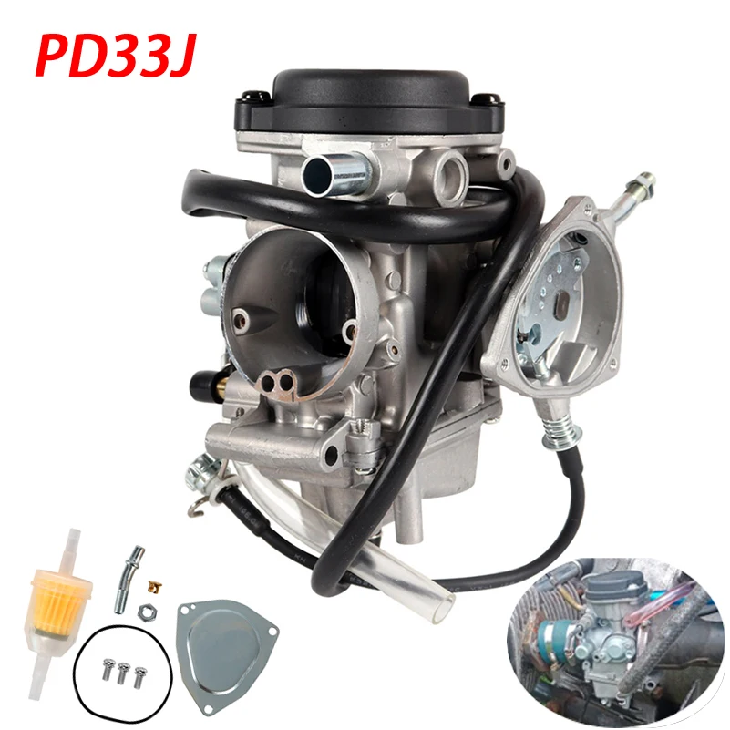 

Карбюратор PD33J карбюратор для Yamaha YFM250 YFM350 YFM400 YFM450 Kodiak 400 450 400 большой медведь 450 гризли 350 400 Росомаха 350 ATV