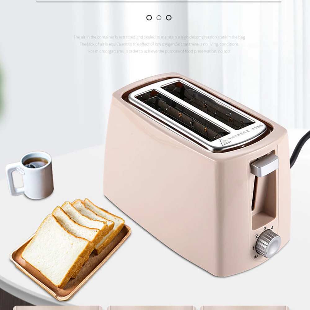 

Bread Toaster with Removable Crumb Tray Toasters Cooking Appliances Home Kitchen Mini Breakfast Toaster Home Appliance