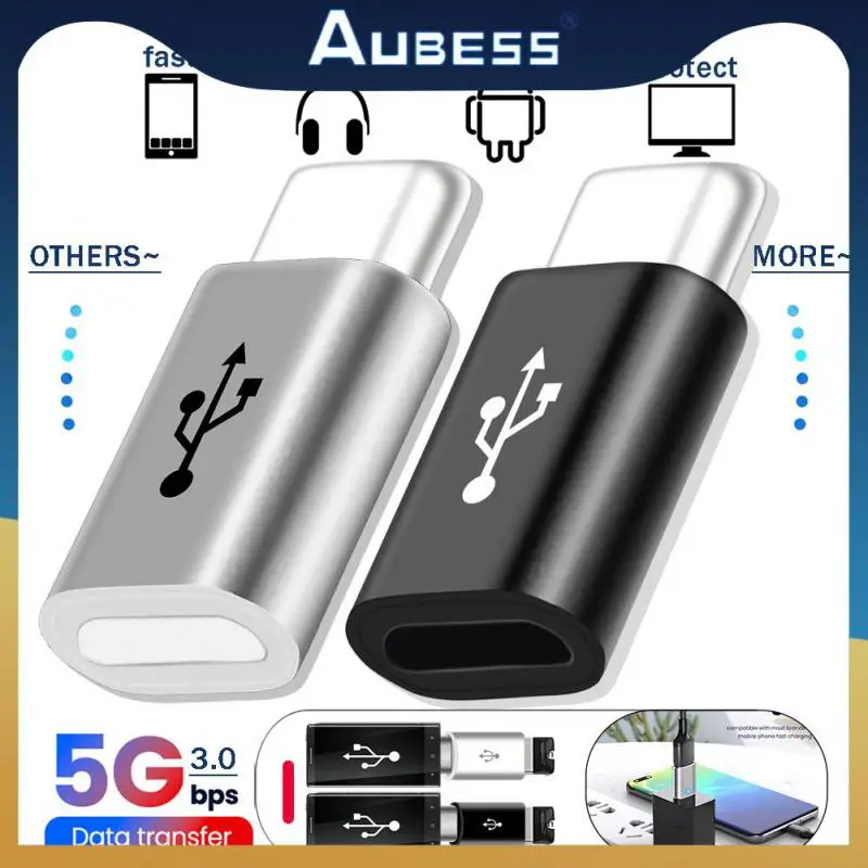 

Type-c Interface Converter Female To Male Data Line Type C 3.1 Micro Usb To Usb C Adapter Mobile Phone Adapter 5pcs