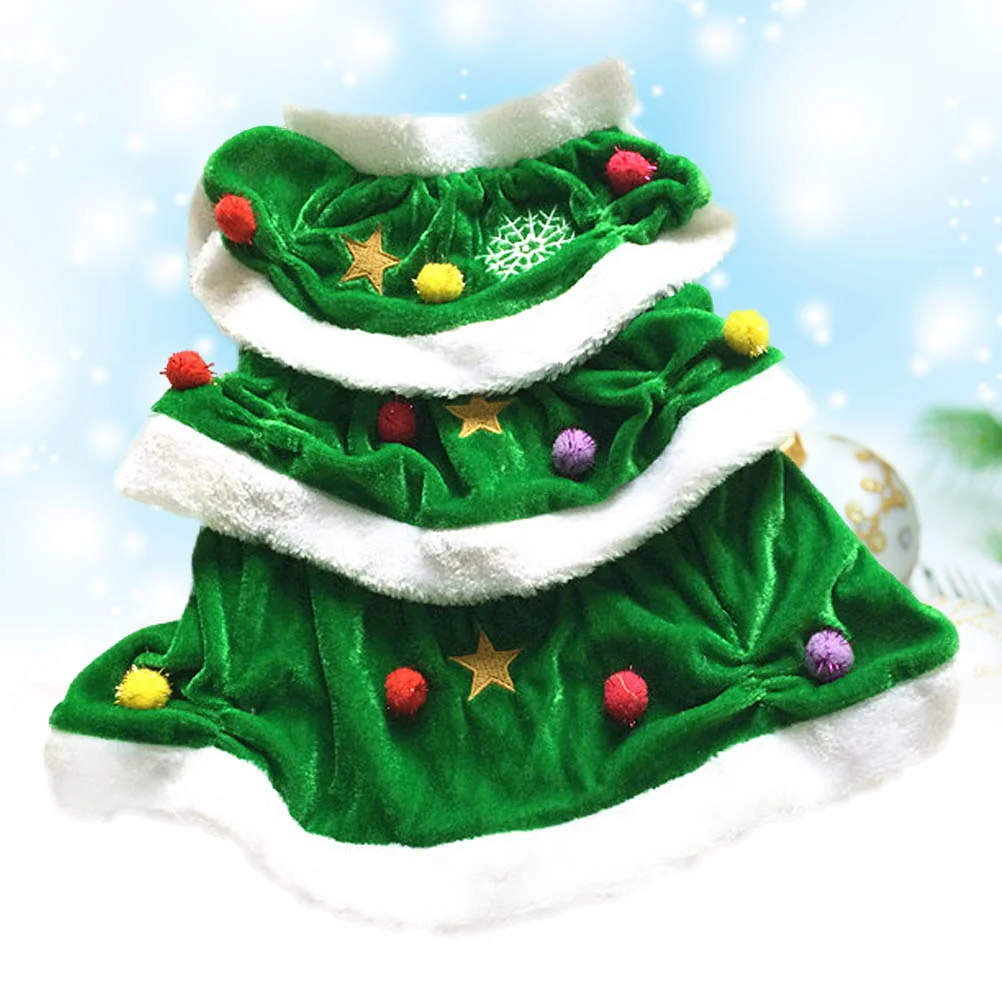 

Christmas Dog Dress Tree Costume Clothes Petoutfits Small Outfit Shape Cat Dogs Puppy Cape Sweater Clothingskirt Hoodie Dresses