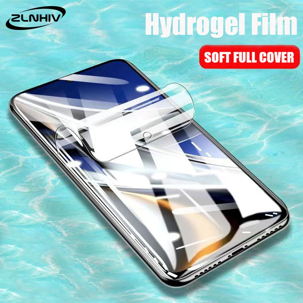 

Zlnвич для Poco Xiaomi X4 X3 F4 F3 F2 GT 9D полное покрытие M5 M4 M3 M2 pro 5G GT NFC C40 C31 M5s X2 Гидрогелевая пленка защита для экрана