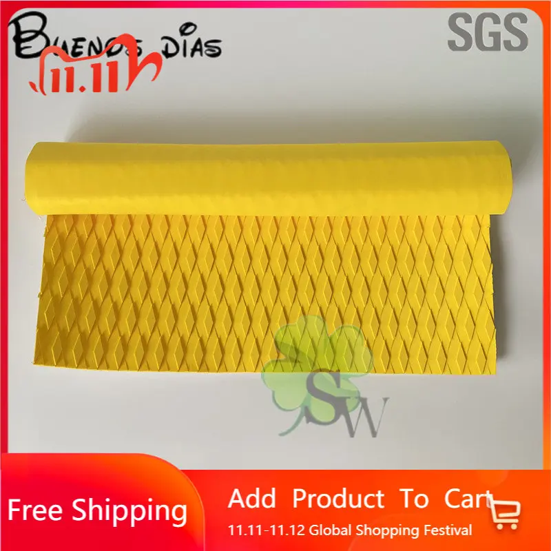 BUENOS DIAS High Density Surfboard Grip Mat Motorcycle Stunt Antiski EVA Diamond Skis Slip DIY Foam