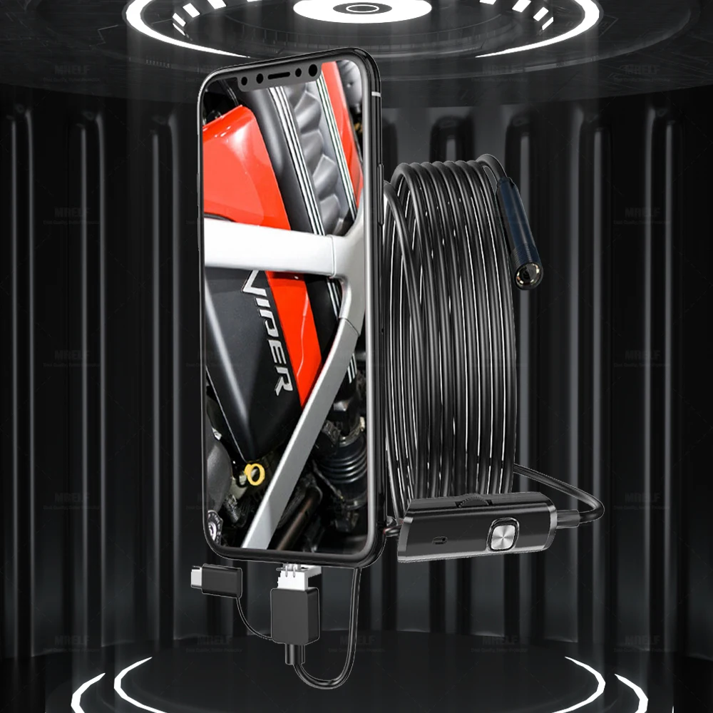 8 мм бороскоп мобильный для автомобилей эндоскоп камера HD мини промышленный Android